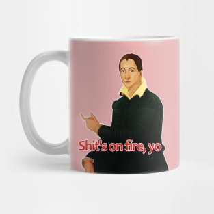 Shit's on fire, yo - classical art memes Mug